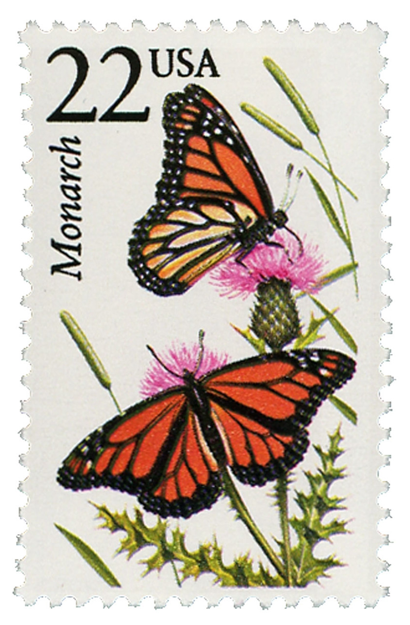 2287 - 1987 22c North American Wildlife: Monarch Butterfly - Mystic Stamp  Company