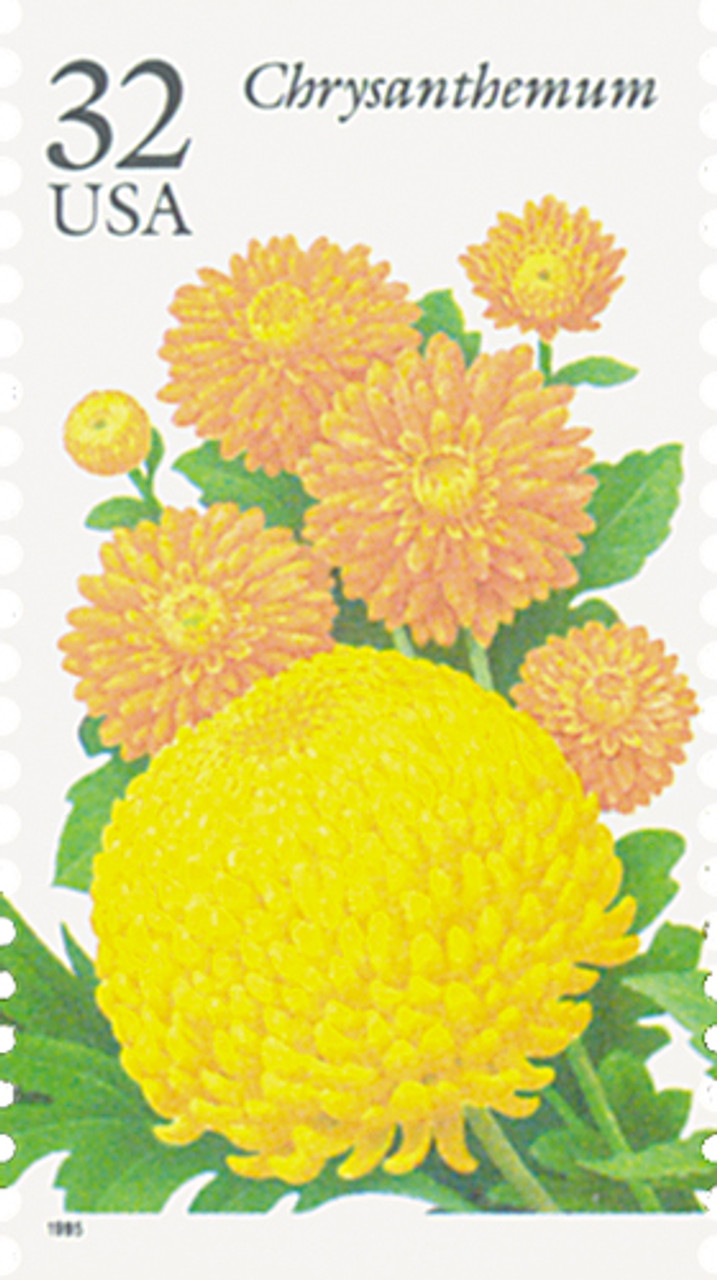 5460 - 2020 Global Forever Stamp - Chrysanthemum - Mystic Stamp Company