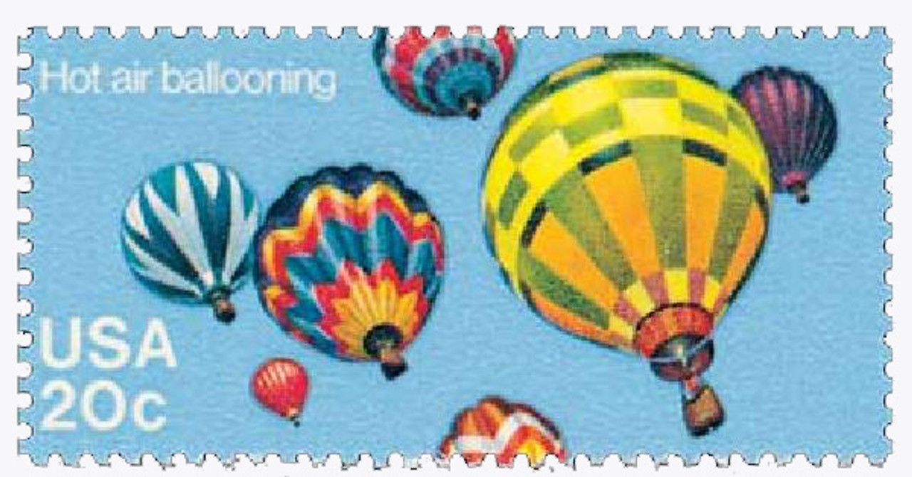 DTTBlue Flower hot air balloon letter mountain Clear stamps and