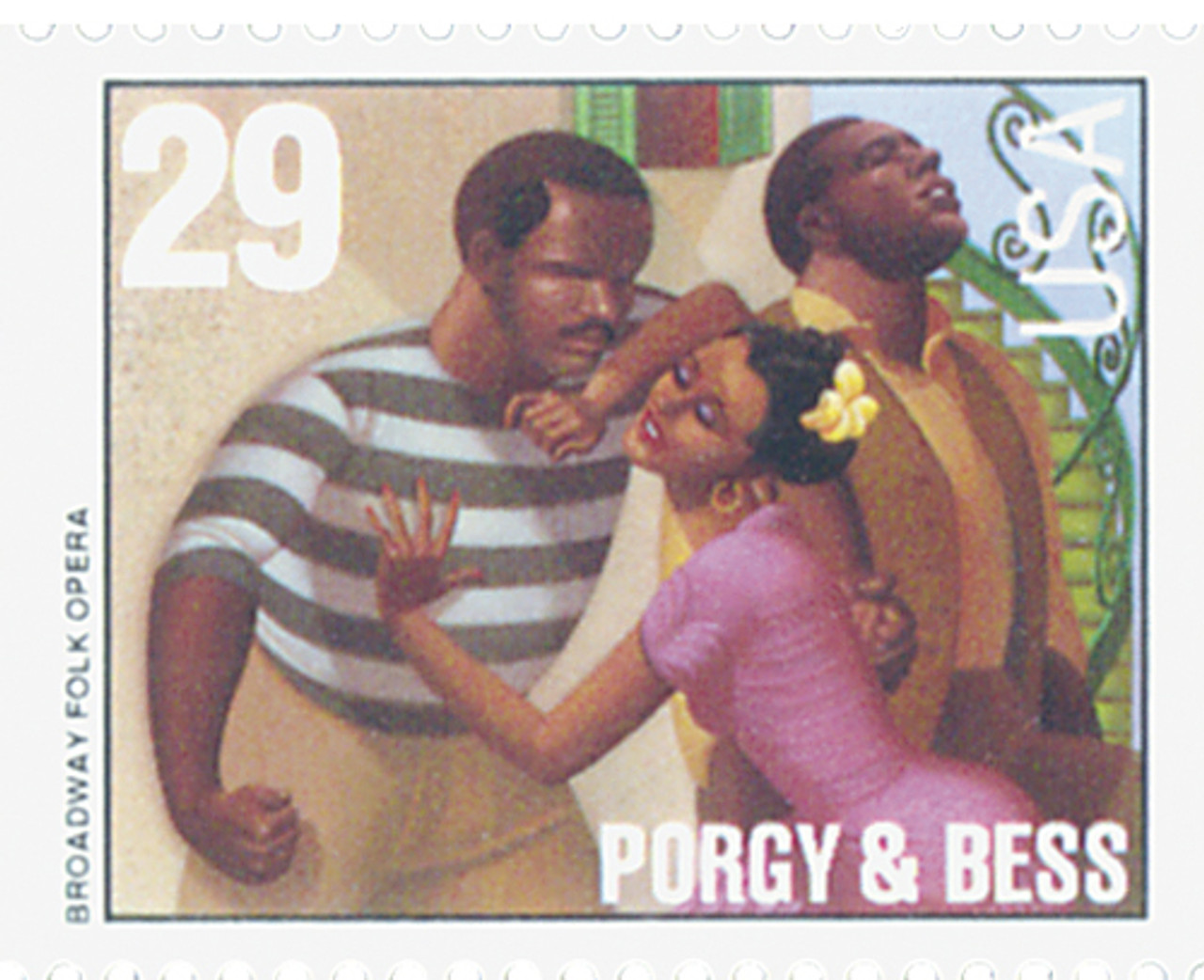 2768 - 1993 29c Broadway Musicals: Porgy & Bess - Mystic Stamp Company