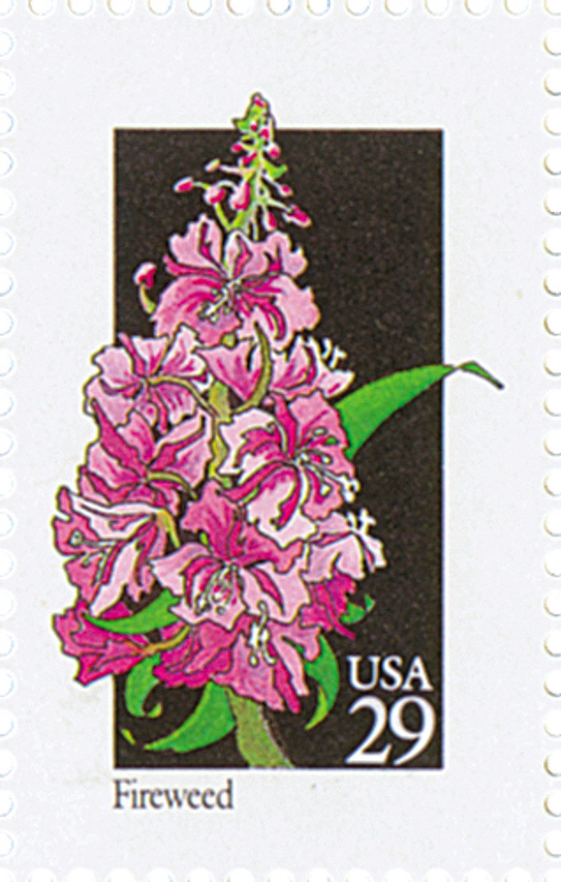 10 Blue Herb Flower Stamps // Rare Unused Blue Floral Postage // Blue  Botanical Flower Postage Stamps for Mailing