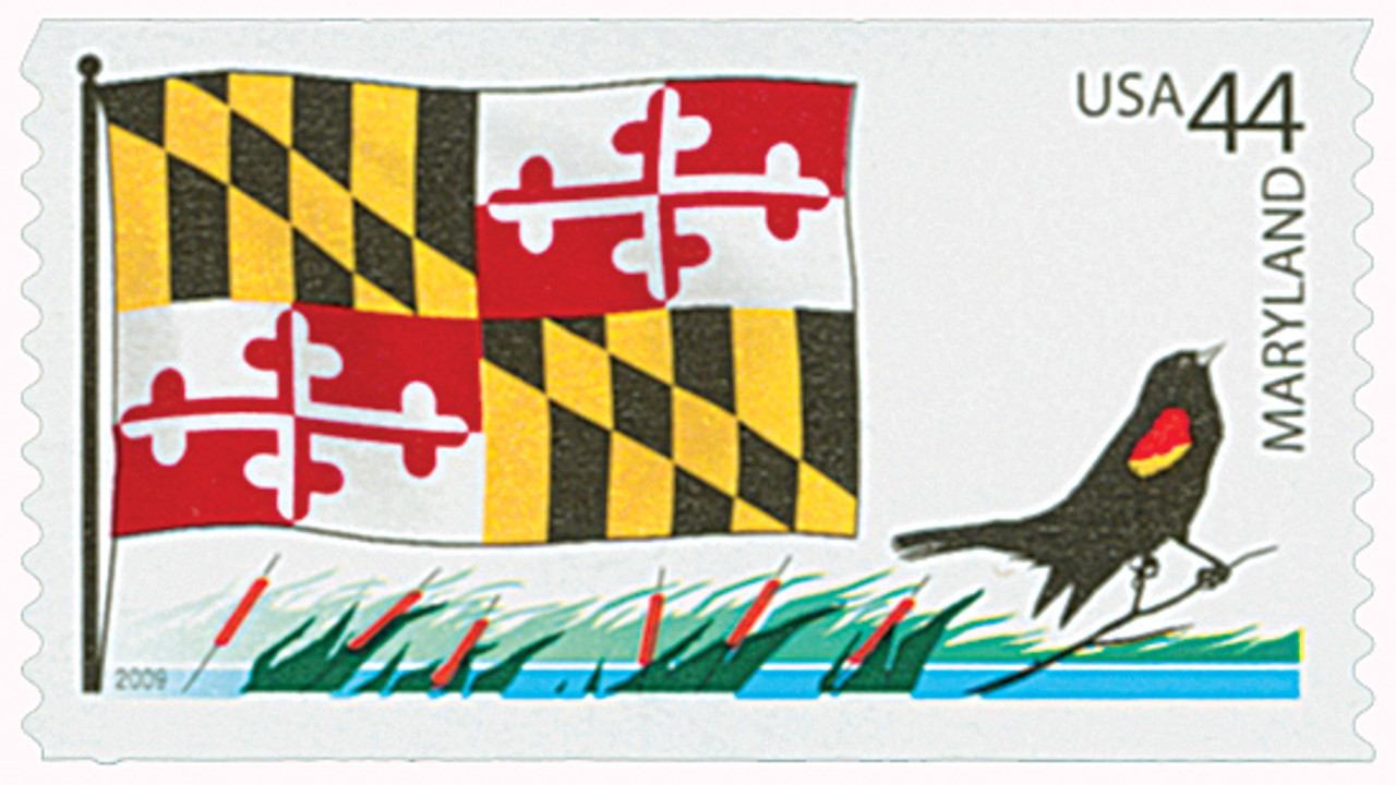 4296 - 2009 44c Flags of Our Nation: Maryland - Mystic Stamp Company