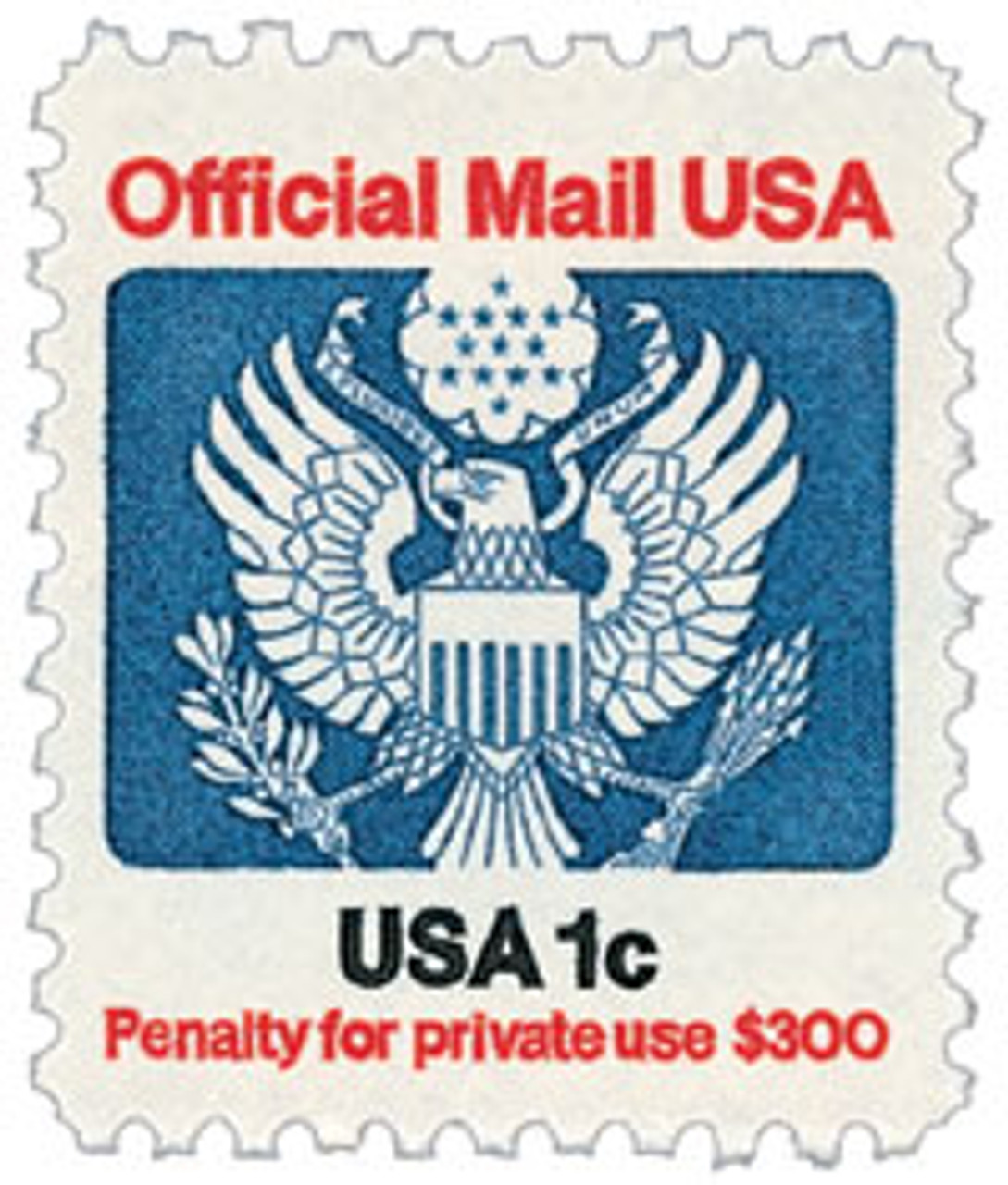 O127 - 1983 1c Red, Blue and Black, Official Mail