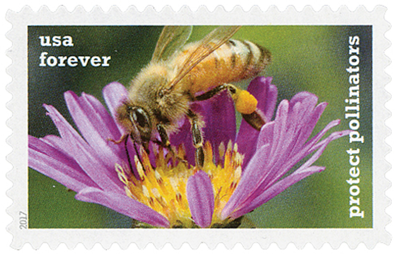 10 Bee Postage Stamps Unused Garden Bees Stamps // Honey Bee Postage for  Mailing