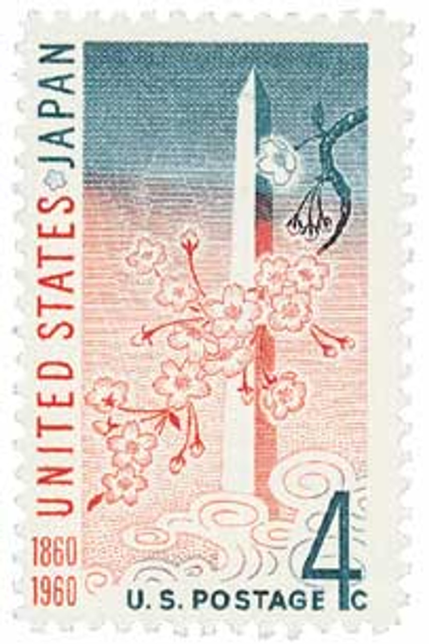 1158 - 1960 4c United States and Japan Treaty - Mystic Stamp Company