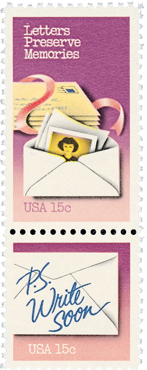 1805-06 - 1980 15c Letter Writing: Letter's Preserve Memories - Mystic Stamp  Company