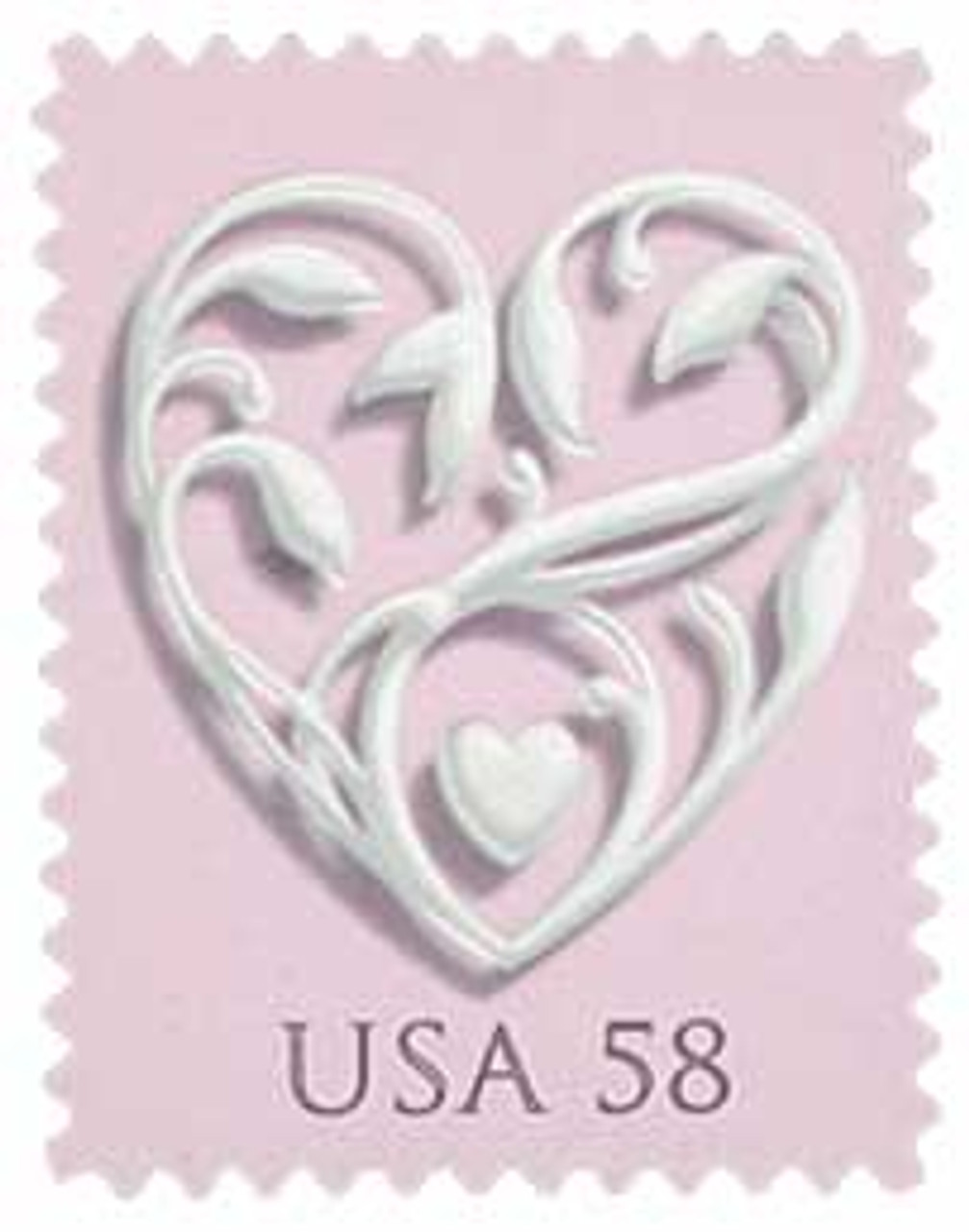 Pink Red Watercolor Heart Postage Stamp  Watercolor heart, Postage stamps,  Self inking stamps
