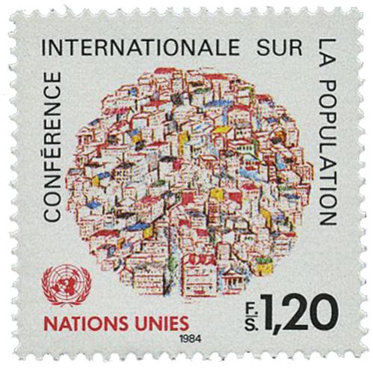 UNV39 - 1984 International Conf. on Population - Mystic Stamp Company