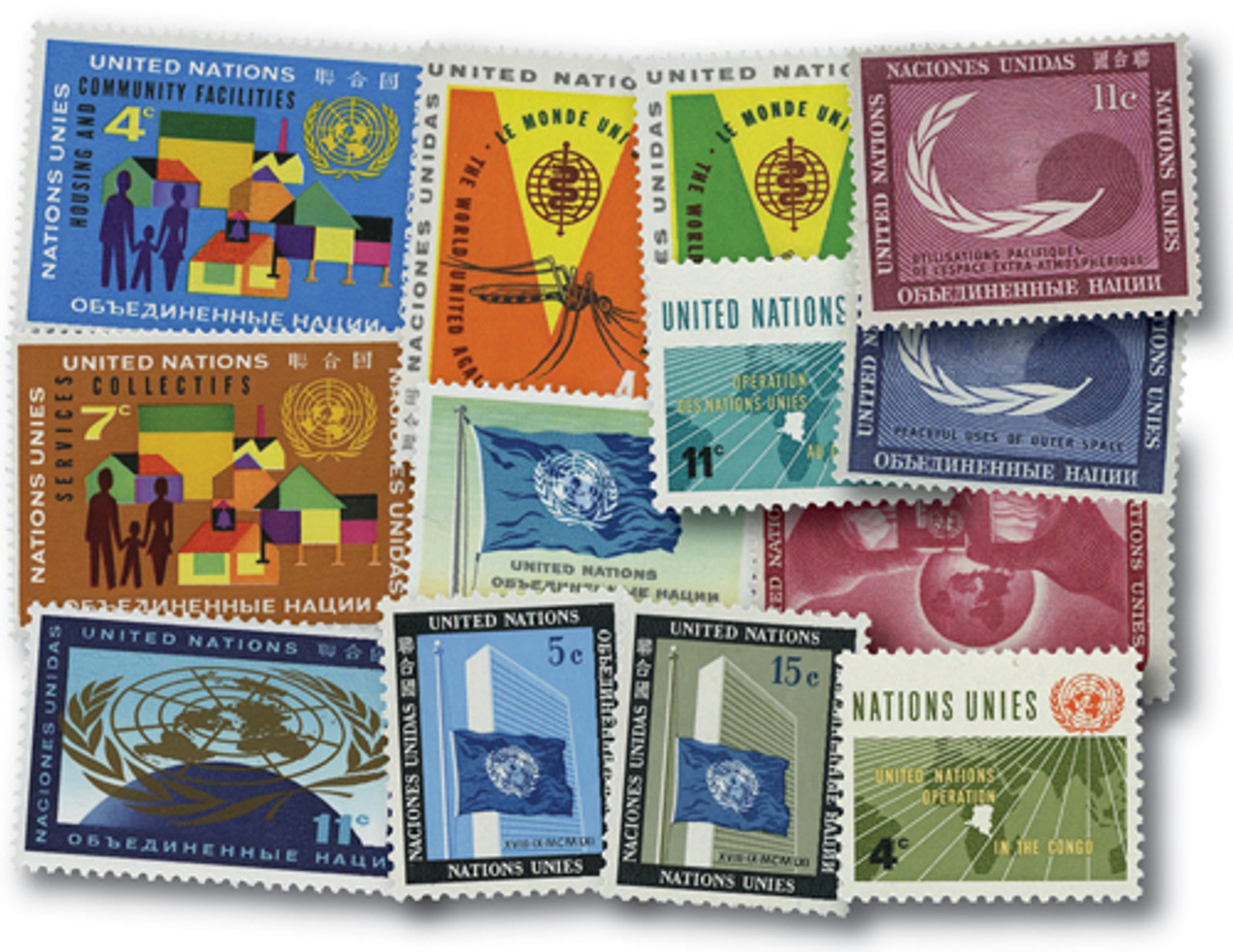 UNYS1962 - 1962 United Nations New York Year Set