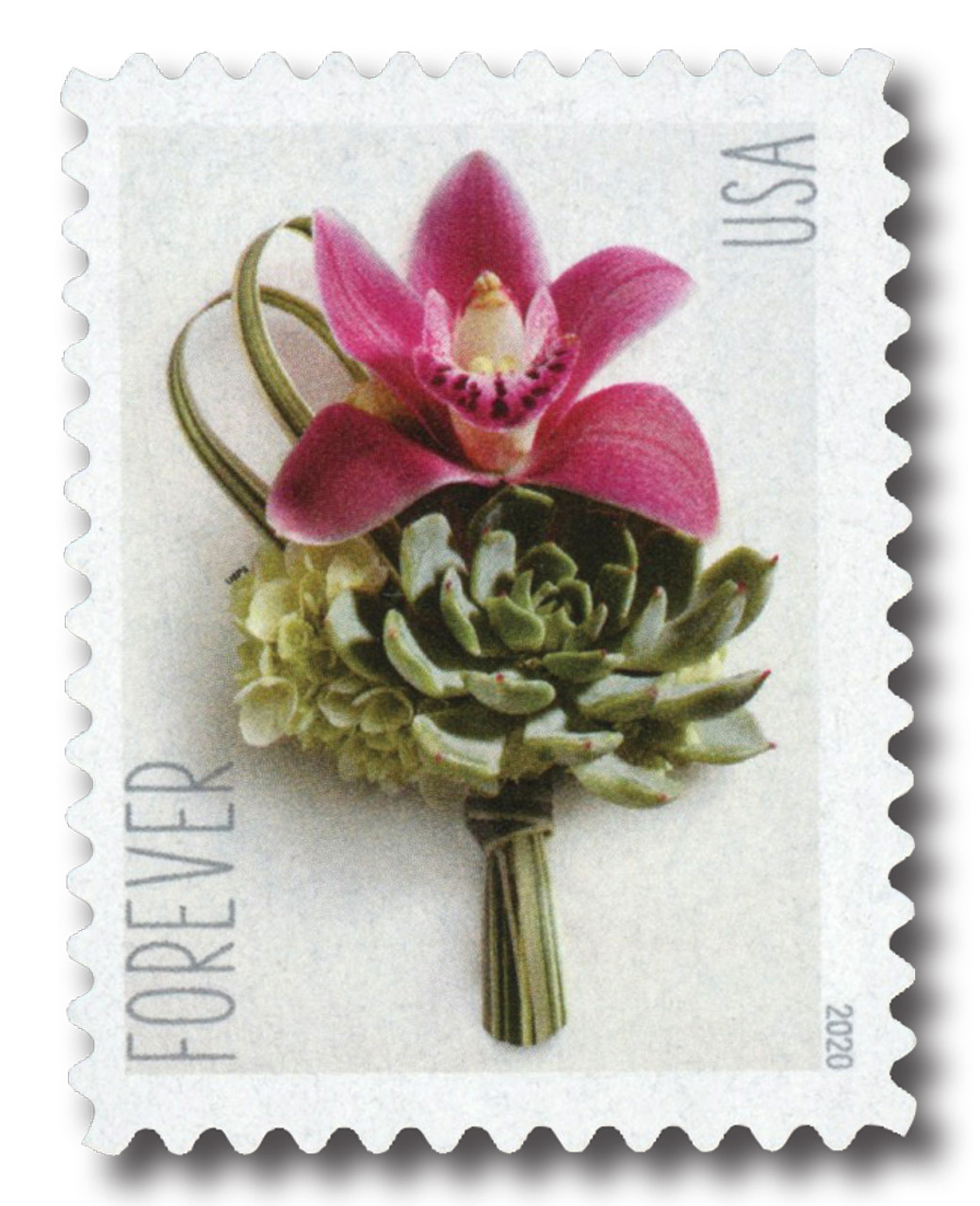 10 Botanical Bouquet Forever Postage Stamps // Flower Bouquet Floral Stamps  For Mailing Wedding Invitations