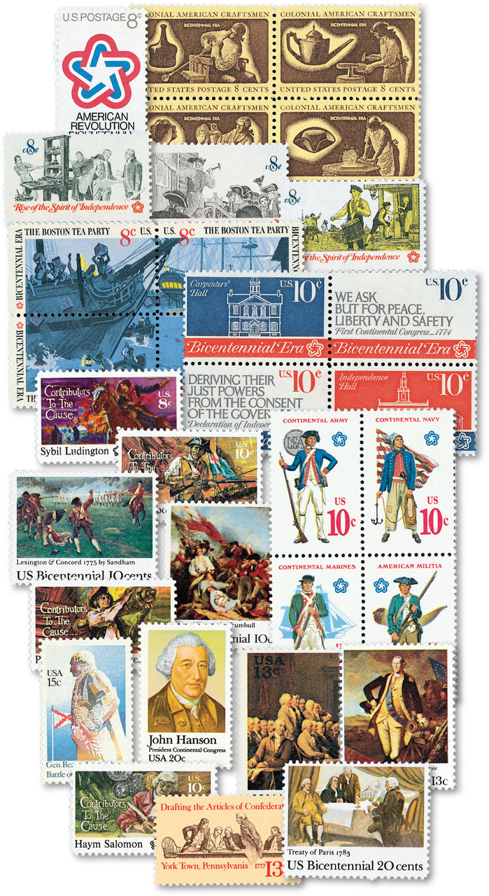 History of America Stamp Collection