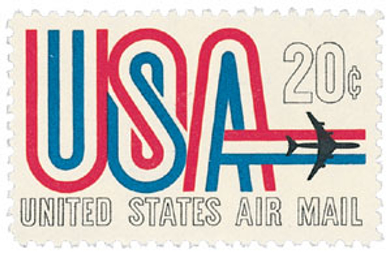 L【外国切手】アメリカ　USA 切手　AIR MAIL 7C 8C 9C 11C 20C　コレクション