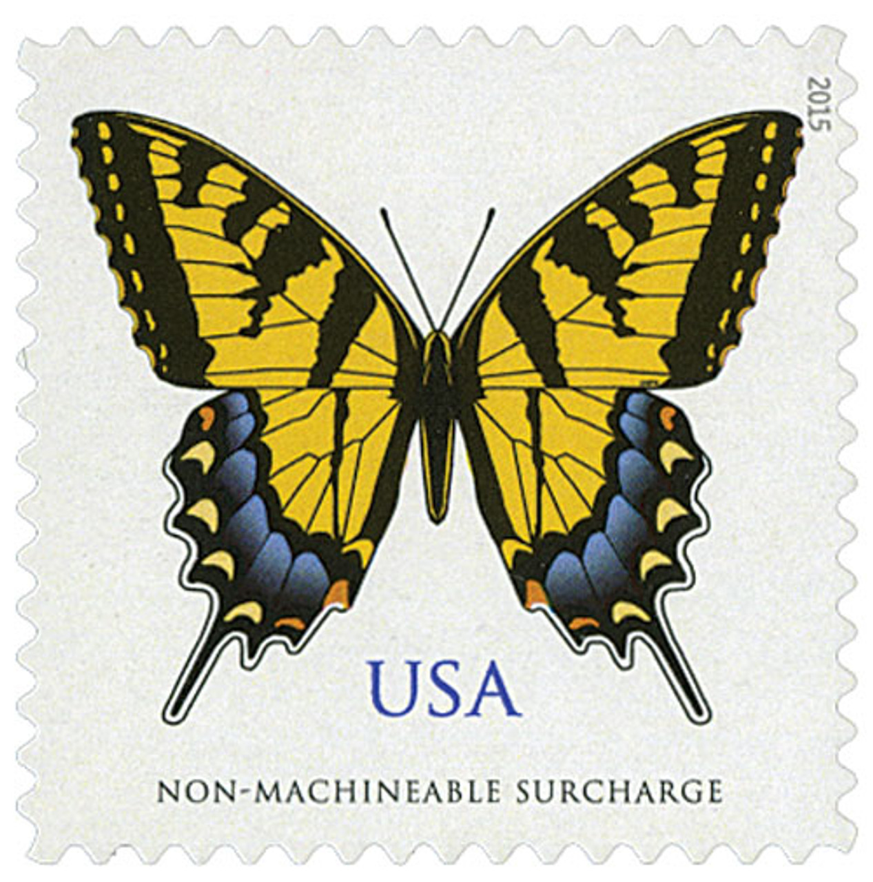 4999 - 2015 71c Eastern Tiger Swallowtail Butterfly - Mystic Stamp