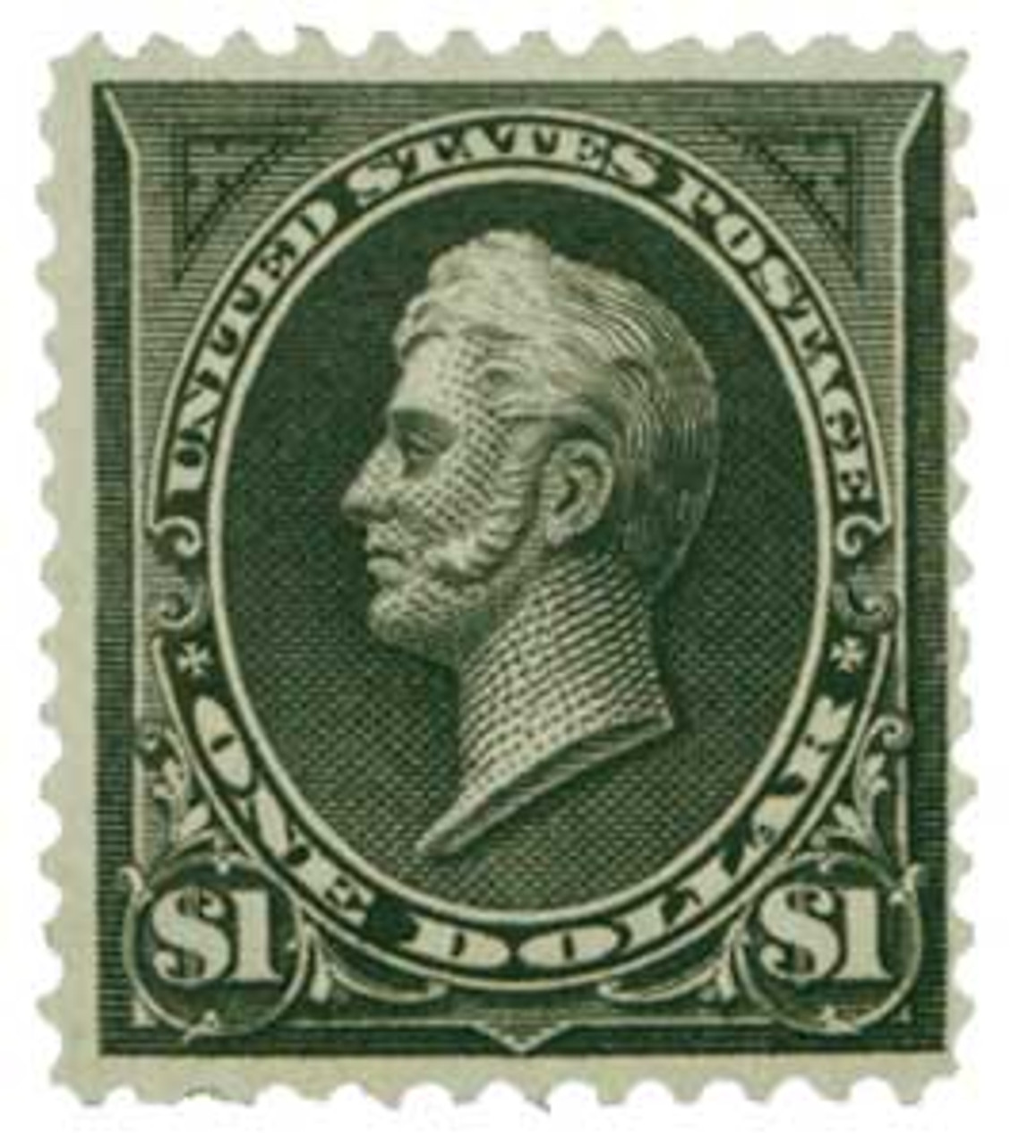 261A - 1894 $1 Perry, unwatermarked, type II - Mystic Stamp Company