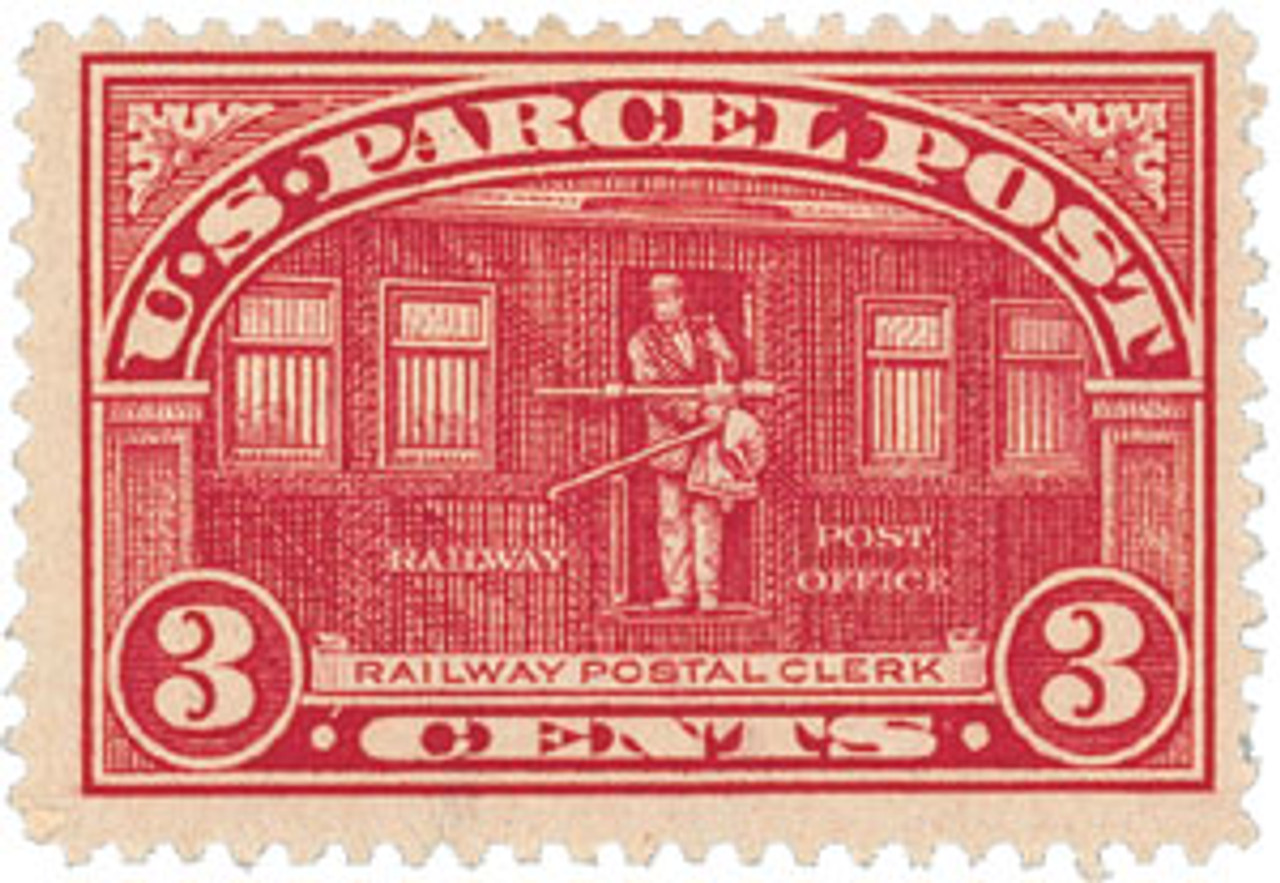 Q6 - 1913 10c Parcel Post Stamp - Steamship & Mail Tender - Mystic Stamp  Company