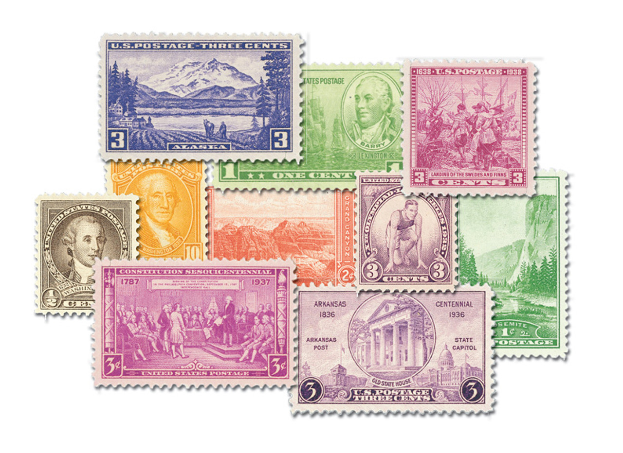 MUS032 - Mystic's Historic Postage Stamps of the United States