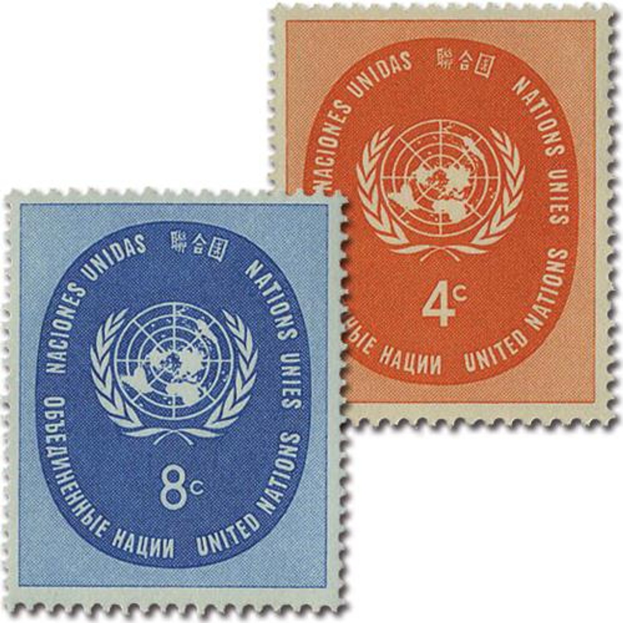 UNYS1958 - 1958 United Nations New York Year Set - Mystic Stamp Company