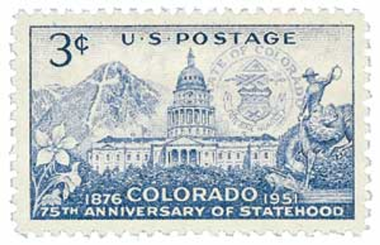 Denver postage and postal stamp. USA Colorado - Stock Illustration  [104171097] - PIXTA