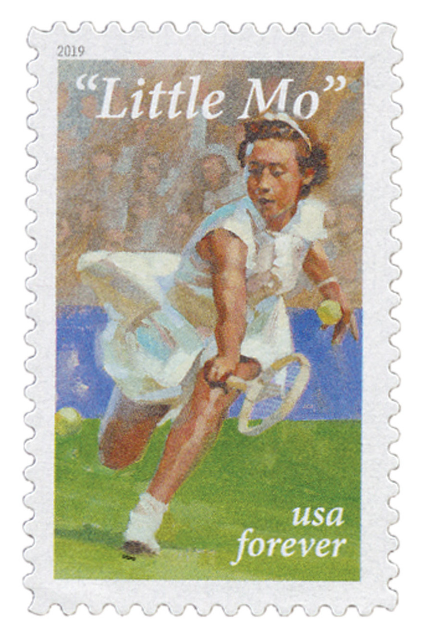 2019 Little Mo Tennis Plate Block of 4 Forever Postage Stamps - MNH, –  Vegas Stamps & Hobbies