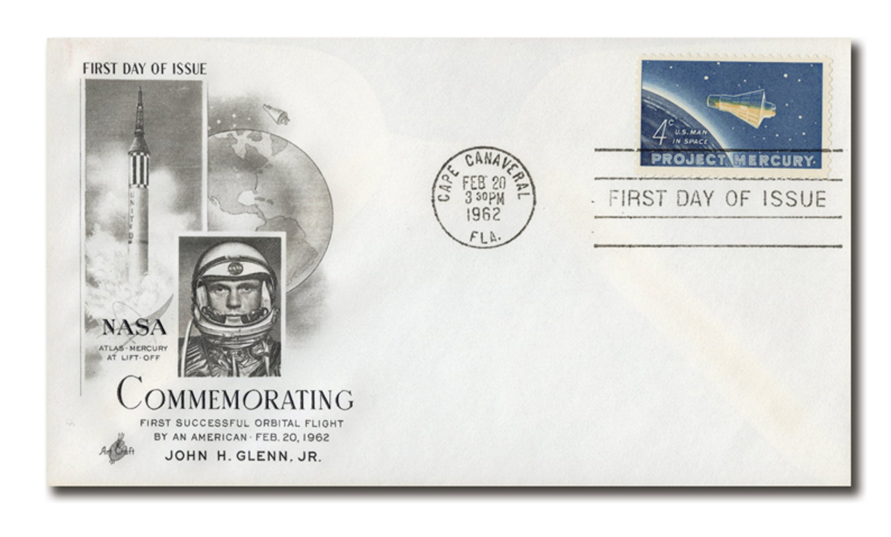 AC339 - 02/20/1962 USA, Commemorating First Successful Orbital 