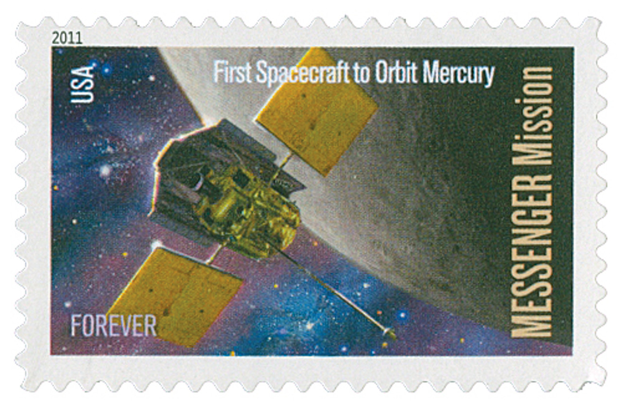 4528 - 2011 First-Class Forever Stamp - Space Firsts: Messenger 