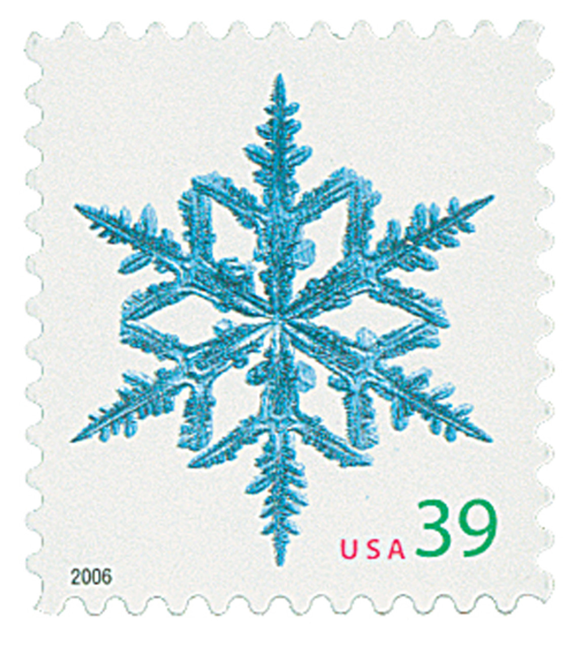 4101 - 2006 39c Contemporary Christmas: Spindly Arms Snowflake