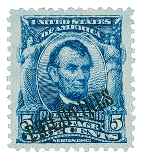 PH230 1903 04 5c Philippines Blue US s 300 310 Mystic Stamp Company ph230-1903-04-5c-philippines-blue-us-s-300-310-mystic-stamp-company