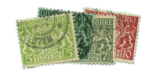 O7-10  - 1916 German States-Bavaria