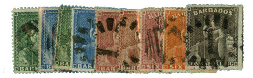 13-21  - 1861 Barbados