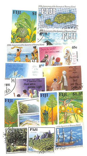 629-44  - 1990-91 Fiji, 16 stamps