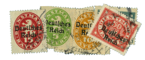 O52-59  - 1920 German States-Bavaria