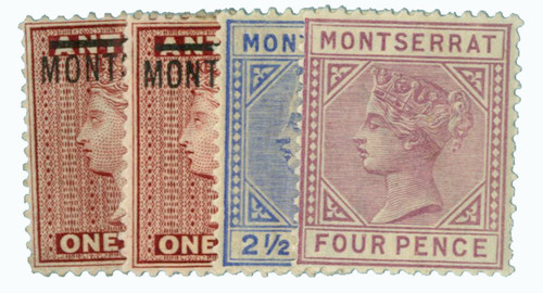 1//10  - 1876-85 Montserrat