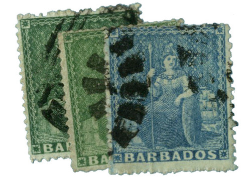 13//16  - 1861 Barbados
