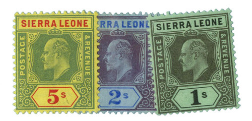 99-101  - 1907-10 Sierra Leone