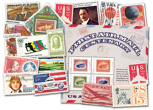 CJ - Worldwide Airmail Stamps