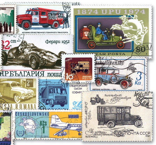 PL141 - 300 Used Worldwide Auto Stamps