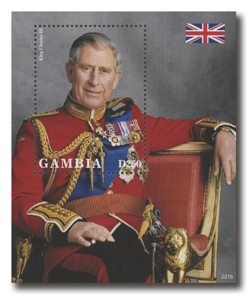 MFN426  - 2022 Gambia D250 King Charles III