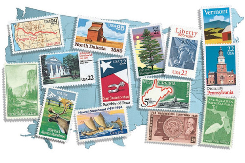 SH520 - 50 Stamps 50 States