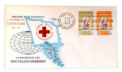 110-11  - 1963 New Hebrides, French