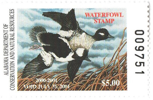 SDAL22  - 2000 Alabama State Duck Stamp