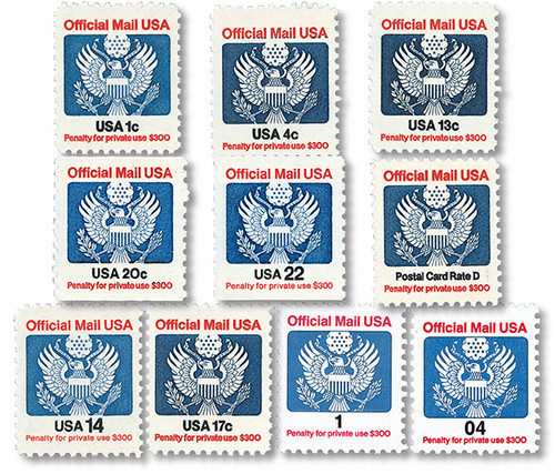 4D108 - Official Stamps