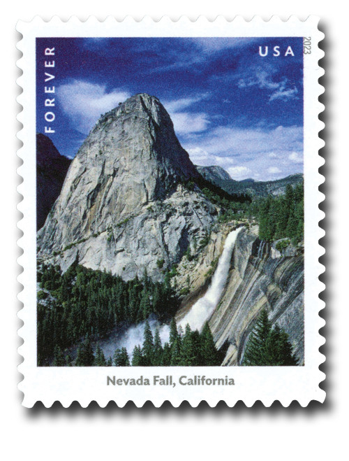 5800b  - 2023 First-Class Forever Stamp - Waterfalls: Nevada Falls, California