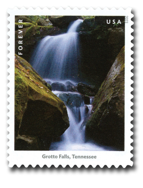 5800i  - 2023 First-Class Forever Stamp - Waterfalls: Grotto Falls, Tennessee