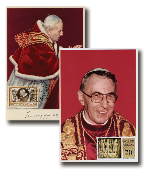 MCV519  - 1970s-80s, 2 Vatican Postcards