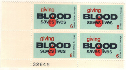 1425 PB - 1971 6c Giving Blood Saves Lives