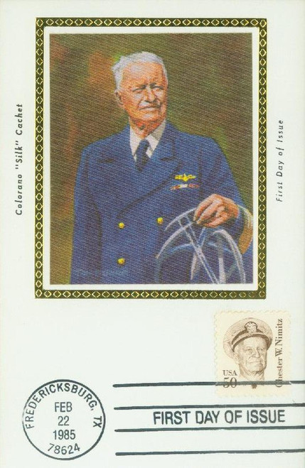1869 FDC - 1985 50c Great Americans: Chester W. Nimitz