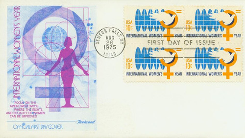 1571 FDC - 1975 10c International Women's Year