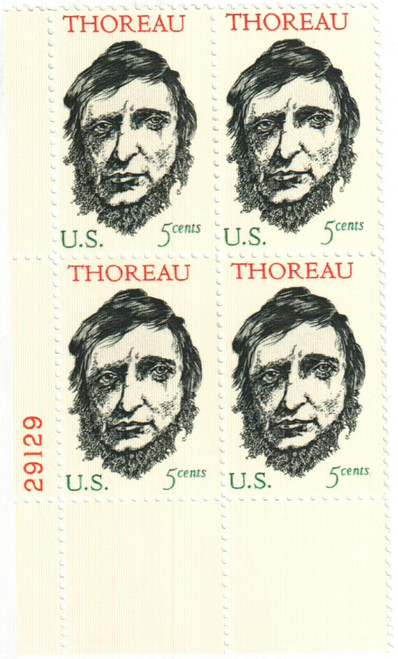 1327 PB - 1967 5c Henry David Thoreau