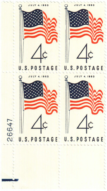1153 PB - 1960 4c 50-Star U.S. Flag