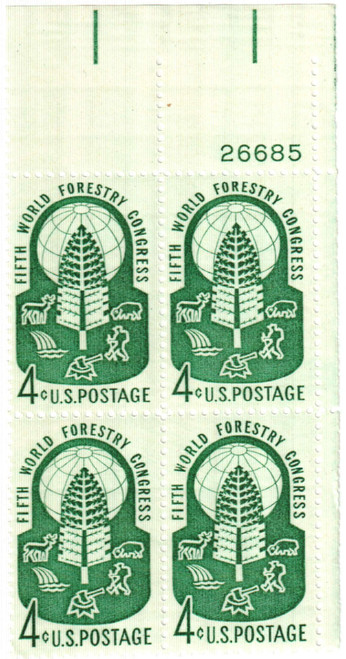 1156 PB - 1960 4c World Forestry Congress